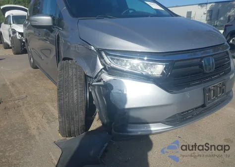 2022 Honda Odyssey Ex z USA, uszkodzony, nr VIN 5FNRL6H52ND004576